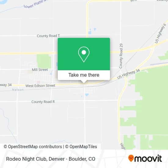 Rodeo Night Club map