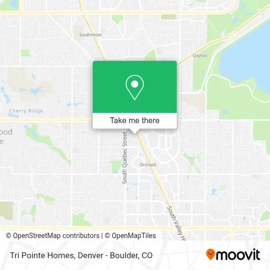 Tri Pointe Homes map