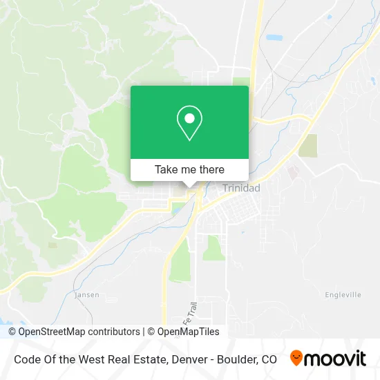 Code Of the West Real Estate map
