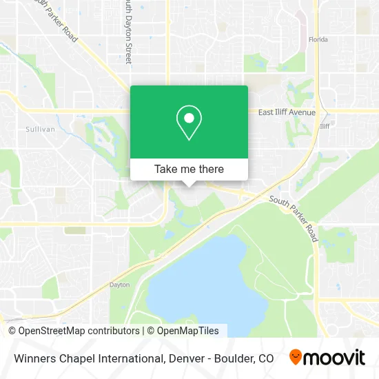 Winners Chapel International map