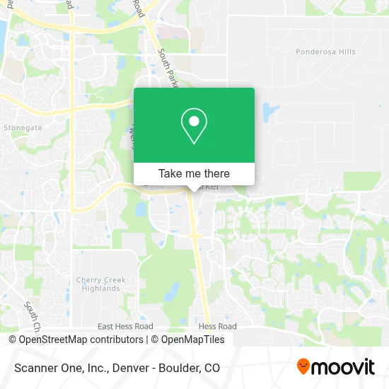 Scanner One, Inc. map
