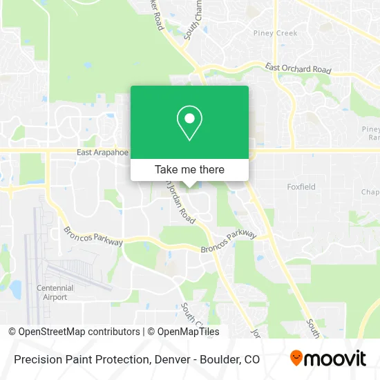 Precision Paint Protection map
