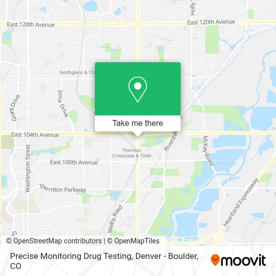 Precise Monitoring Drug Testing map