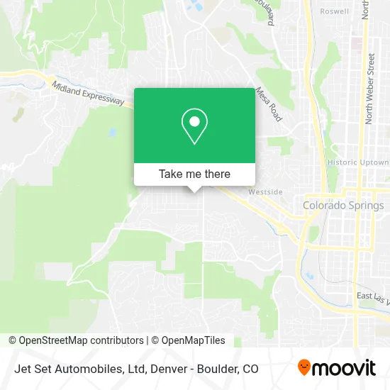 Jet Set Automobiles, Ltd map