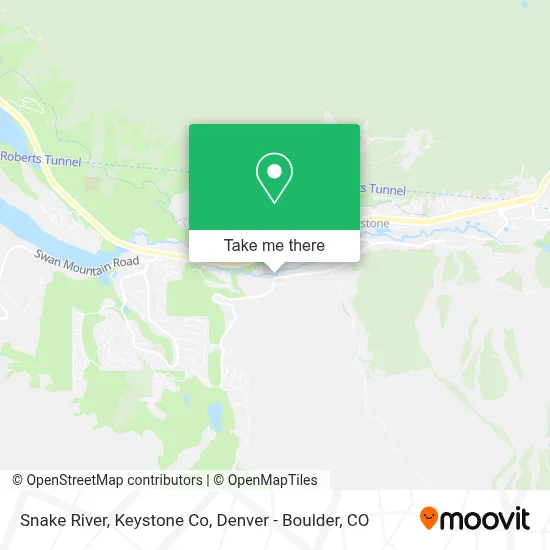 Snake River, Keystone Co map