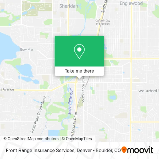 Front Range Insurance Services map