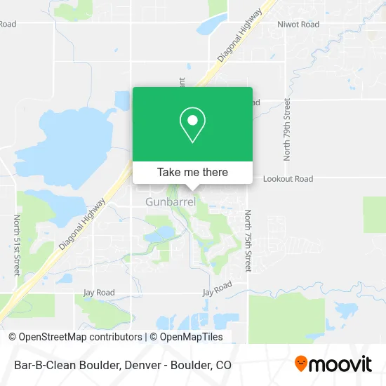 Bar-B-Clean Boulder map