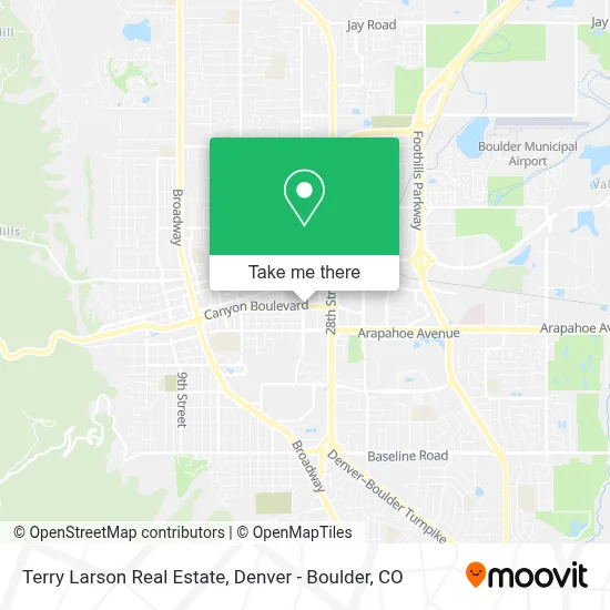 Terry Larson Real Estate map
