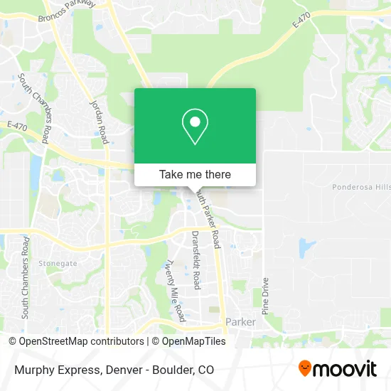 Murphy Express map