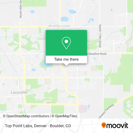 Top Point Labs map