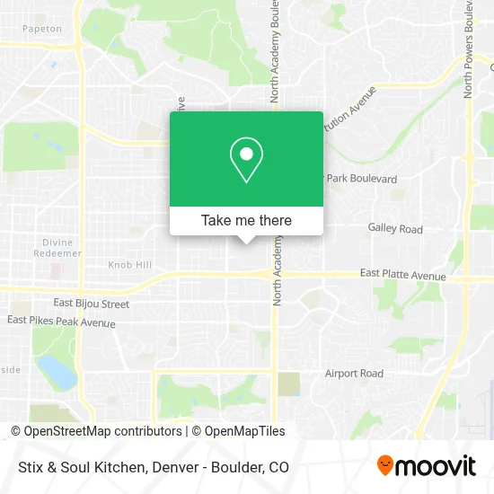 Stix & Soul Kitchen map