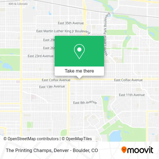 The Printing Champs map