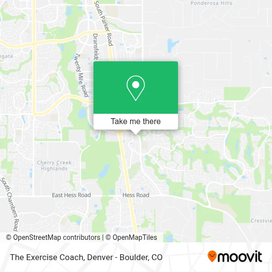 The Exercise Coach map