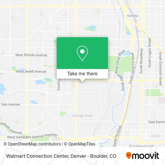 Walmart Connection Center map