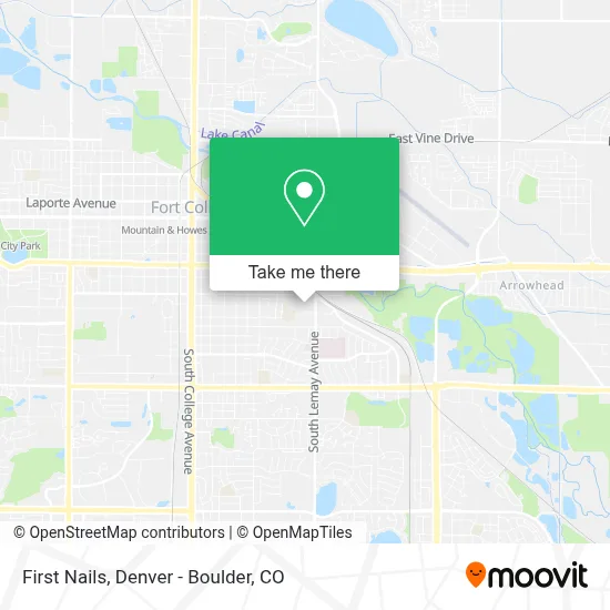 First Nails map