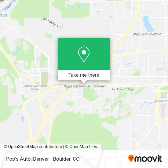 Pop's Auto map