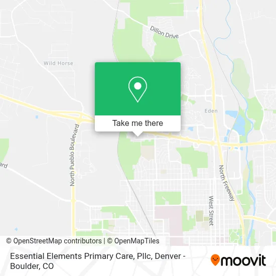 Essential Elements Primary Care, Pllc map