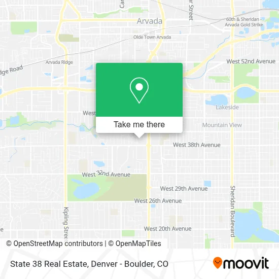 State 38 Real Estate map