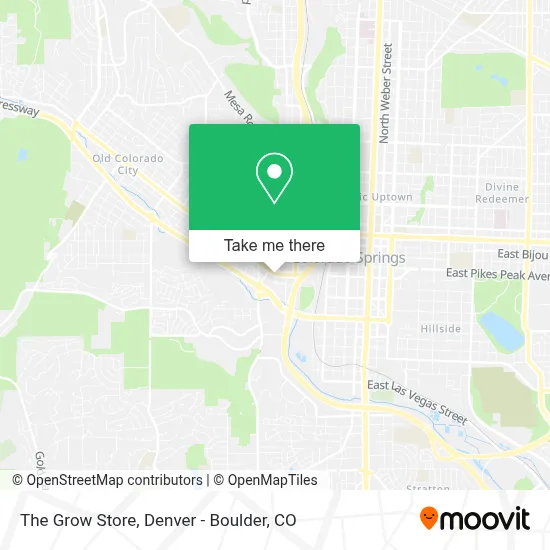 The Grow Store map