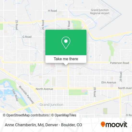Anne Chamberlin, Md map