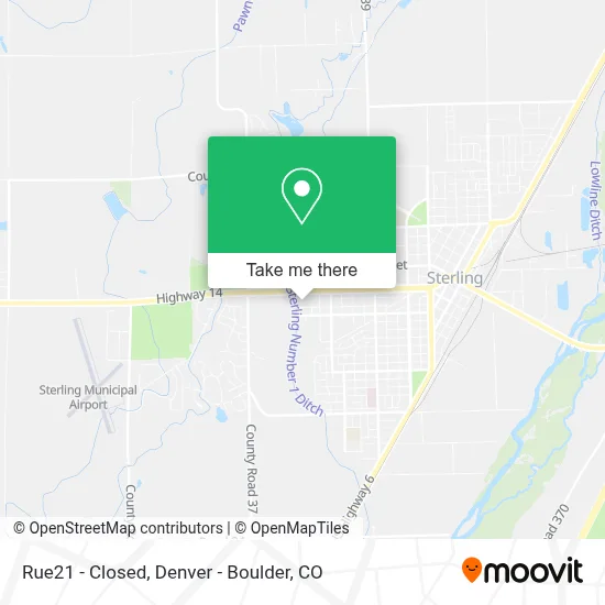 Rue21 - Closed map