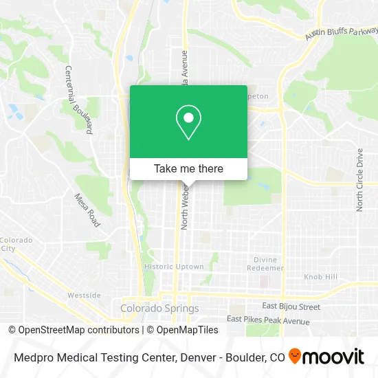 Medpro Medical Testing Center map