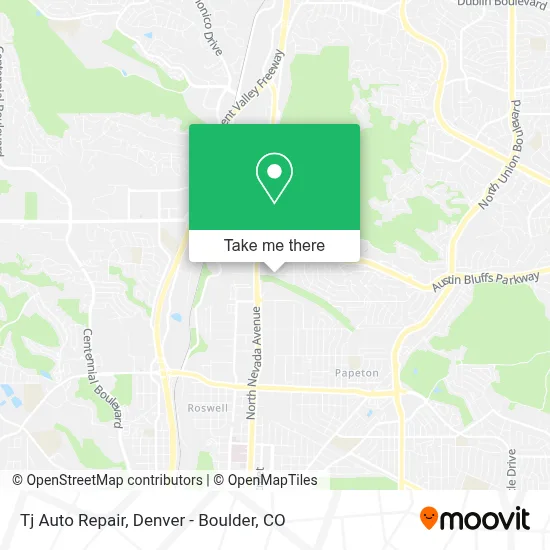 Tj Auto Repair map