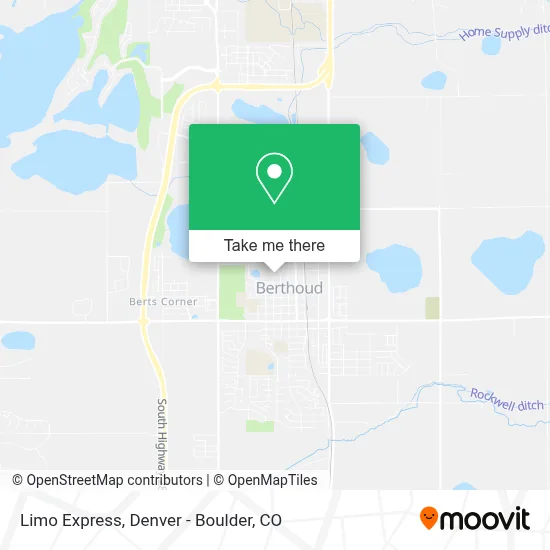Limo Express map
