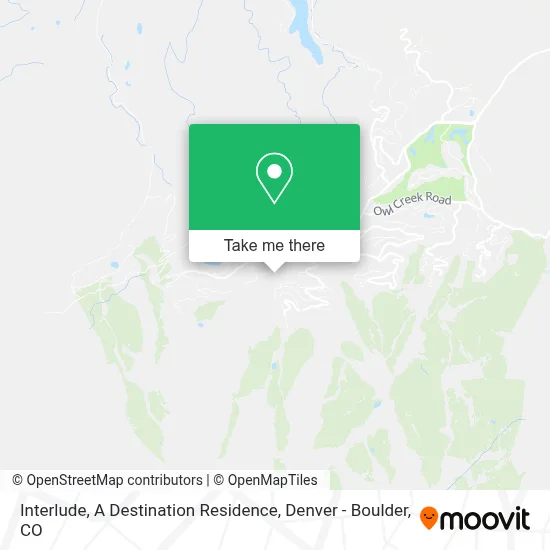 Interlude, A Destination Residence map