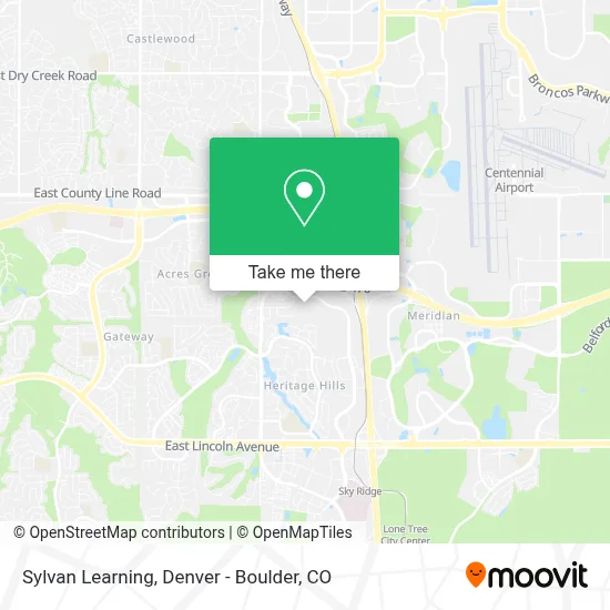 Sylvan Learning map