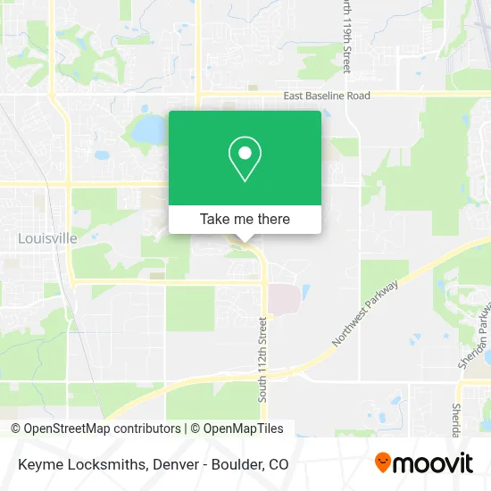 Keyme Locksmiths map