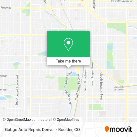 Gabgo Auto Repair map