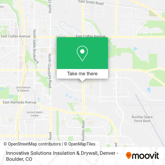 Innovative Solutions Insulation & Drywall map
