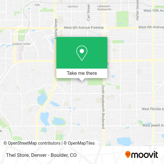 Thel Store map