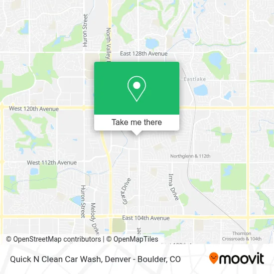 Quick N Clean Car Wash map