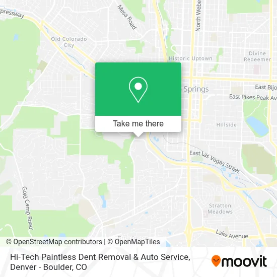 Hi-Tech Paintless Dent Removal & Auto Service map