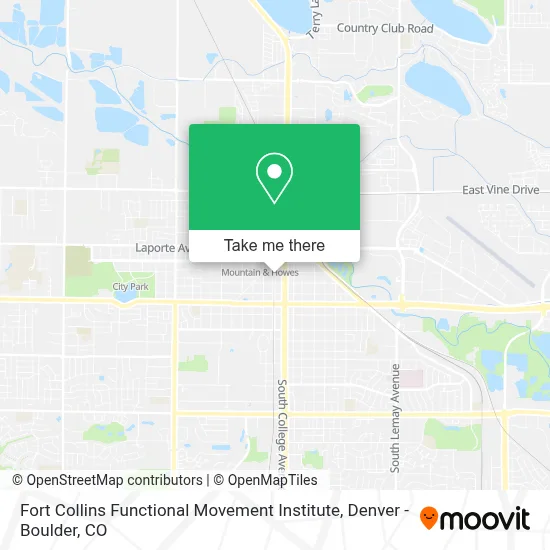 Fort Collins Functional Movement Institute map