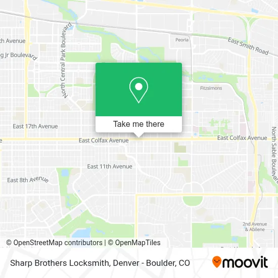 Sharp Brothers Locksmith map