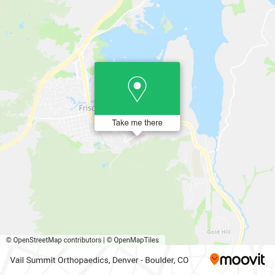 Vail Summit Orthopaedics map
