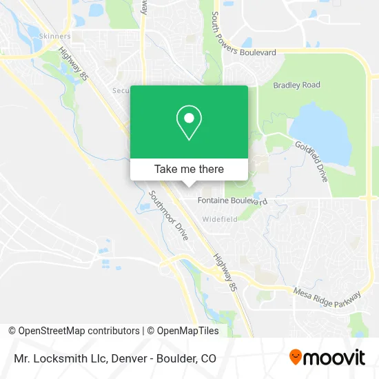 Mr. Locksmith Llc map