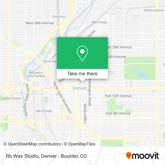 Rb Wax Studio map