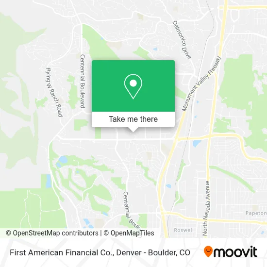 First American Financial Co. map