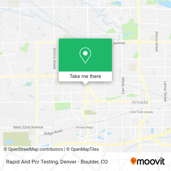 Rapid And Pcr Testing map
