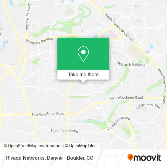 Mapa de Rivada Networks