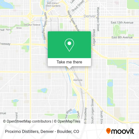 Proximo Distillers map