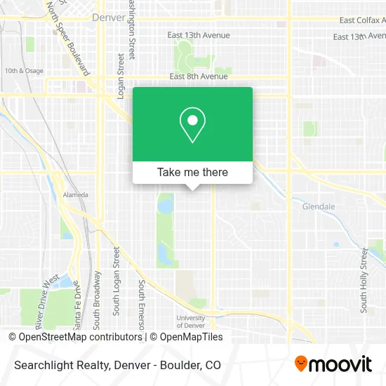 Searchlight Realty map