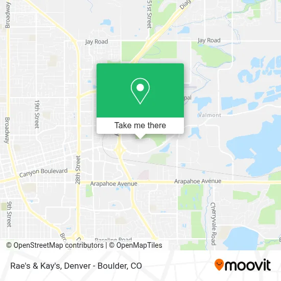 Rae's & Kay's map