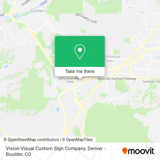 Vision Visual Custom Sign Company map