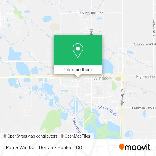 Roma Windsor map