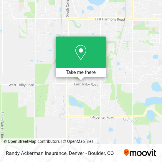 Randy Ackerman Insurance map